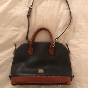 Dooney & Bourke zip zip satchel brown